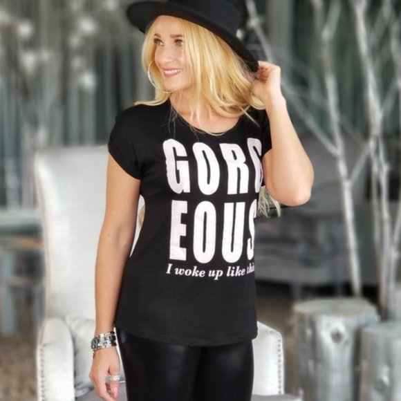 WOKE UP THIS THIS CASUAL TOP - Picture 4 of 5